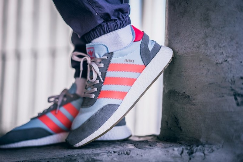 Adidas originals iniki runner ch solid grey-turbo-gum clearance 3